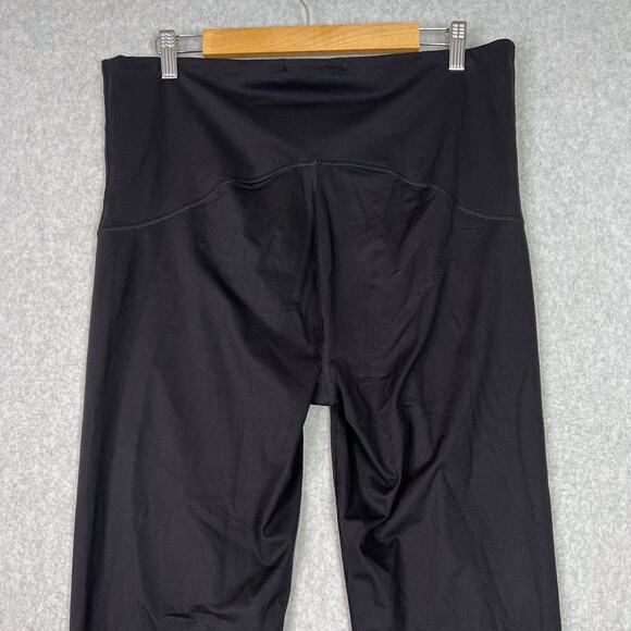 SPANX Black Booty Boost 7/8 Leggings Tummy Control Size 2X Petite - Picture 5 of 13